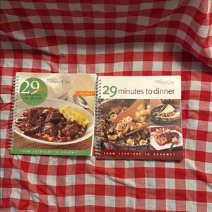 Pampered Chef Quick Dinner Cookbook duo 29 minutes to Dinner
